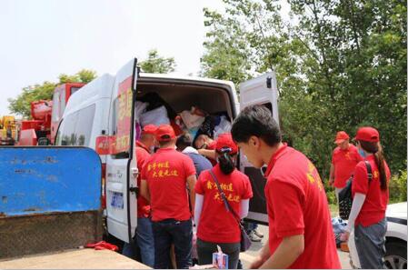 通州歐派地板情系阜寧群眾