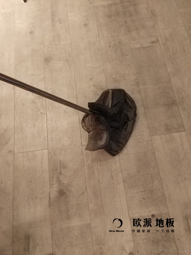 清理地板上的頭發，這效果...